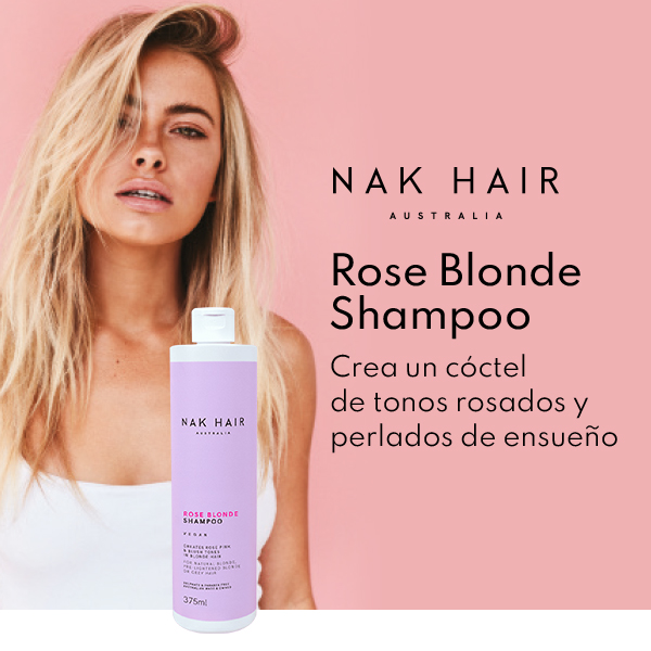 NAK HAIR Rose Blonde Shampoo
