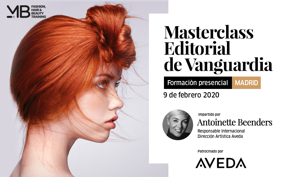Masterclass Editorial de Vanguardia por Antoinette Beenders AVEDA