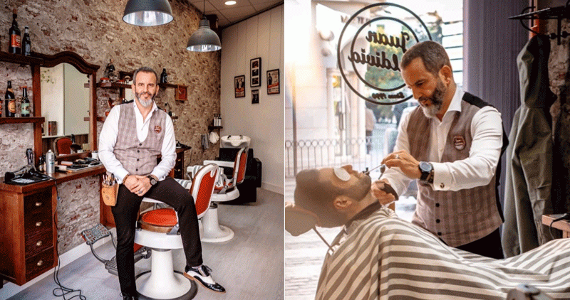 Juan Valdivia cumple 30 años al frente de Barber Shop