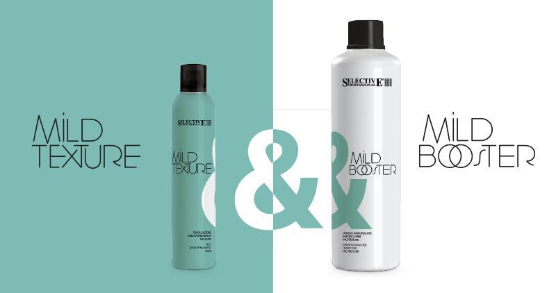 Dale forma a tu pelo con MILDTEXTURE & MILDBOOSTER