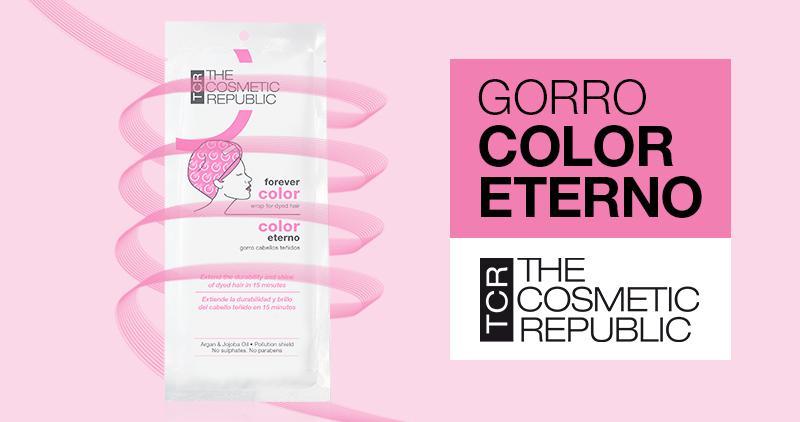 Con Gorro Color Eterno extiende la durabilidad y brillo del cabello teñido