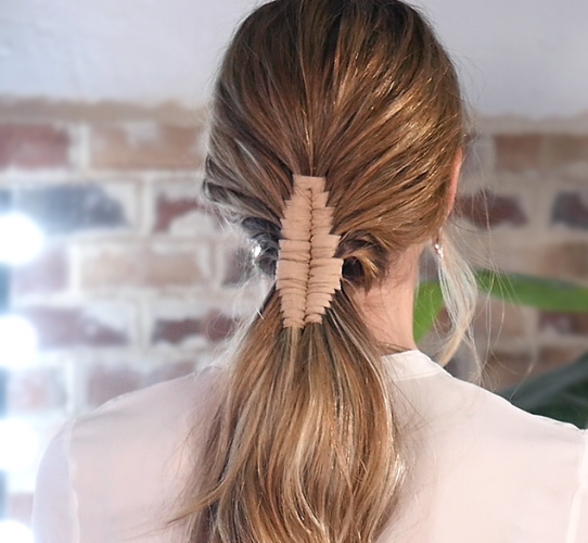 How to create a stunning bridal ponytail