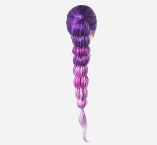 4-D bubble ponytail