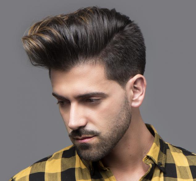 Current male cut and beard arrangement